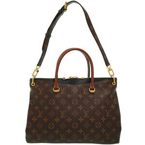 Louis Vuitton Monogram Leather Brown Pallas Bag